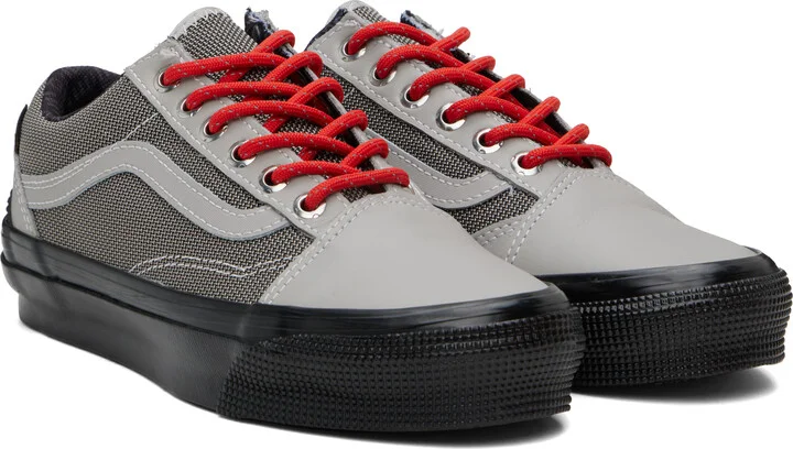 Vans Gray Premium Old Skool GORE-TEX Sneakers - Image 4