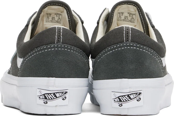 Vans Gray Premium Old Skool Sneakers - Image 2