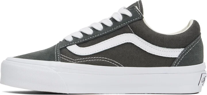 Vans Gray Premium Old Skool Sneakers - Image 3