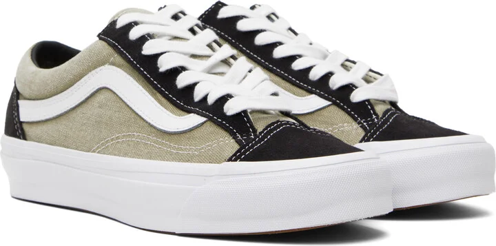 Vans Green & Black LX Old Skool Sneakers - Image 4