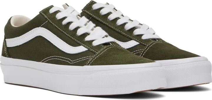 Vans Green LX Old Skool Sneakers - Image 4
