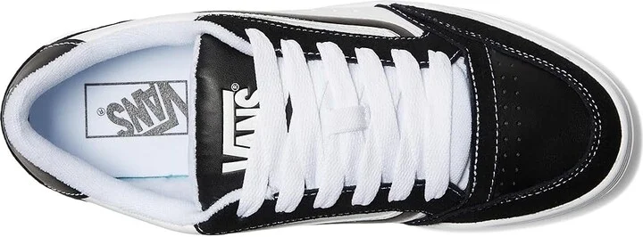 Vans Hylane Athletic Shoes Black/White : Men's 6.5 - Women's 8 Medium, Canvas - Image 2
