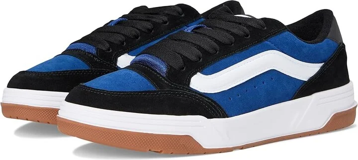 Vans Hylane Athletic Shoes Retro Skate Black/Blue : Men's 9 - Women's 10.5 Medium, Canvas