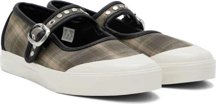 Vans Khaki LX Mary Jane Lo Pro Ballerina Flats - Image 4