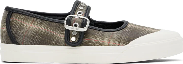 Vans Khaki LX Mary Jane Lo Pro Ballerina Flats