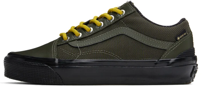Vans Khaki Premium Old Skool Gore-Tex Sneakers - Image 3
