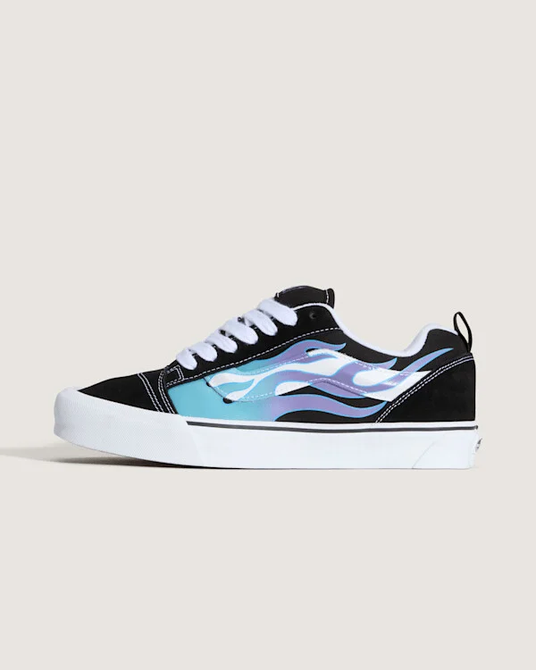 Vans Knu Skool Shoes (Black / Blue) - 3.5 Boys 5.0 Women