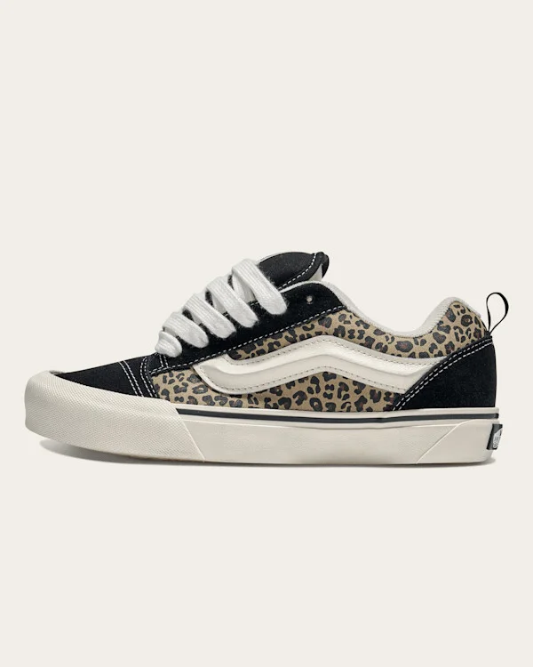 Vans Knu Skool Shoes (Black / Leopard) - 11.0 Men 12.5 Women