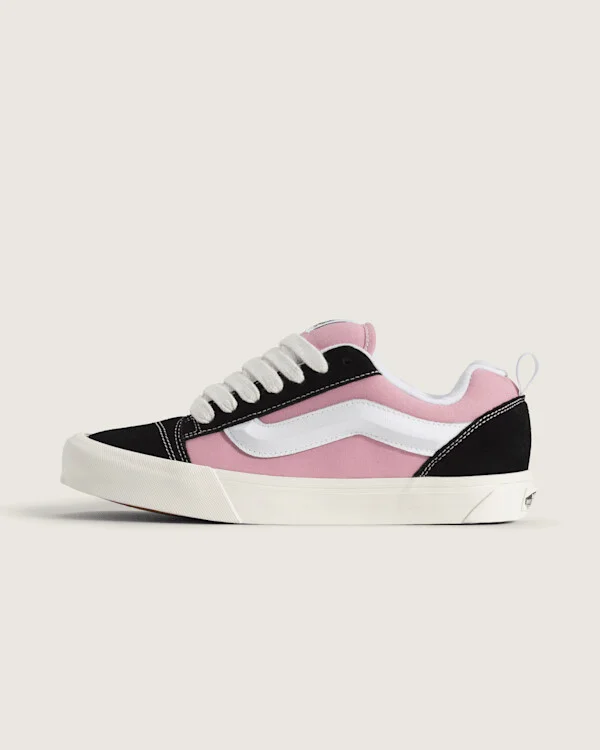 Vans Knu Skool Shoes (Black / Pink) - 3.5 Boys 5.0 Women