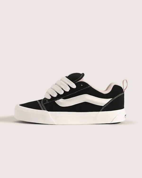 Vans Knu Skool Shoes (Black / Sepia Rose) - 3.5 Boys 5.0 Women