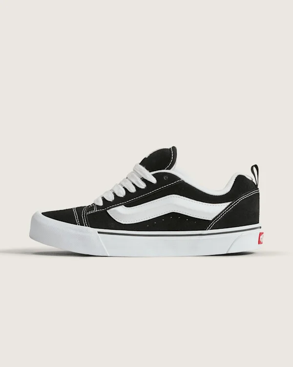 Vans Knu Skool Shoes (Black / White) - 3.5 Boys 5.0 Women