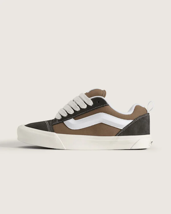Vans Knu Skool Shoes (Light Brown / Dark Brown) - 3.5 Boys 5.0 Women