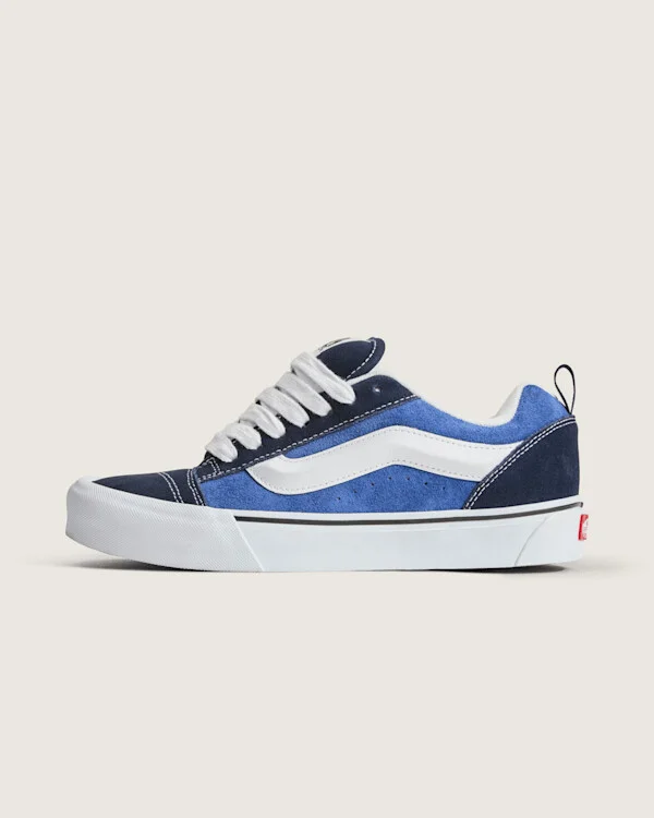 Vans Knu Skool Shoes (Navy Blue / White) - 3.5 Boys 5.0 Women