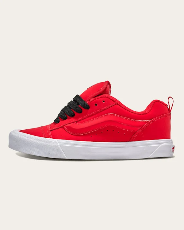 Vans Knu Skool Shoes (Red) - 6.5 Men / 8.0 Women
