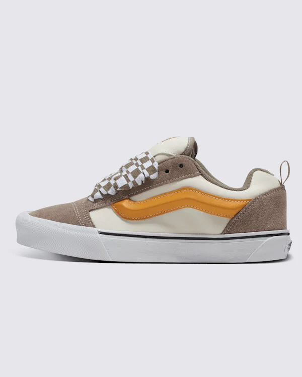 Vans Knu Skool Shoes (Taupe / Marshmallow) - 3.5 Boys 5.0 Women