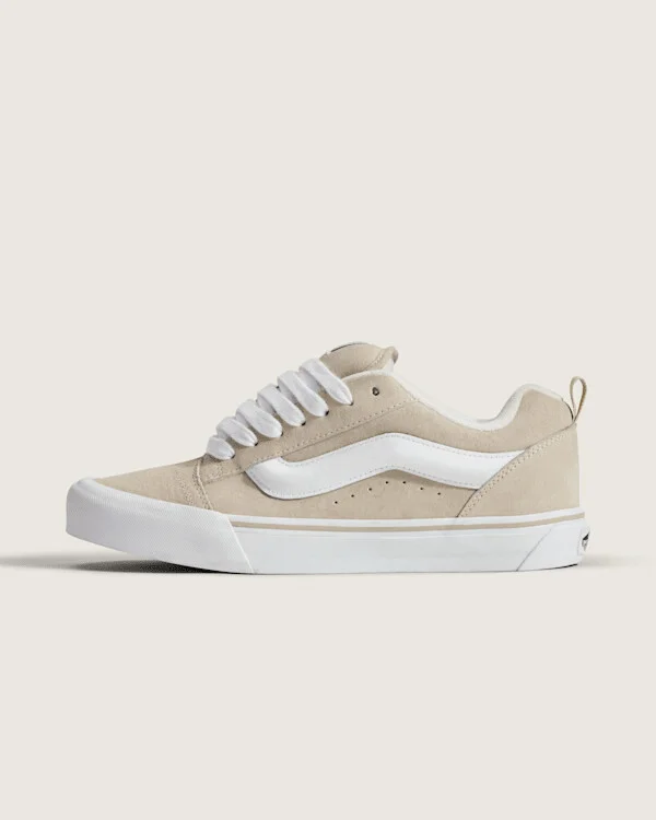 Vans Knu Skool Suede Shoes (Neutral Beige) - 4.5 Boys / 6.0 Women