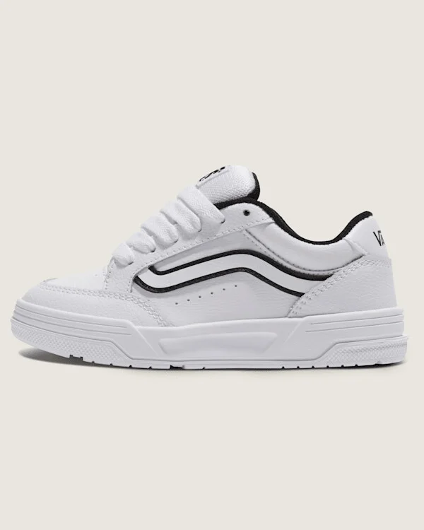 Vans Little Kids Hylane Shoes (White / Black) - 1.0