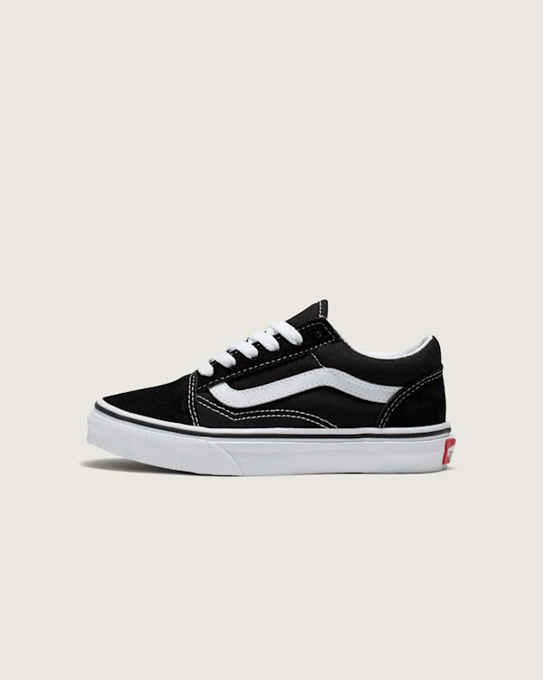Vans Little Kids Old Skool Shoes (Black / White) - 1.0
