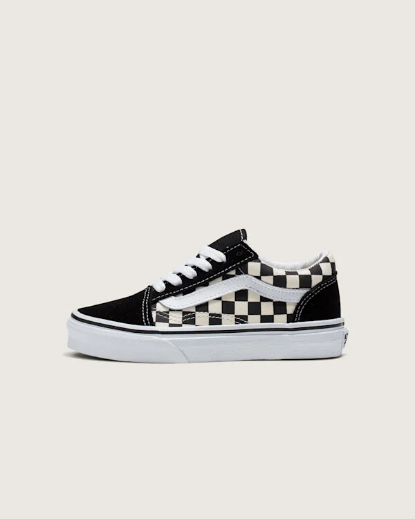 Vans Little Kids Old Skool Shoes (Black / White) - 1.0
