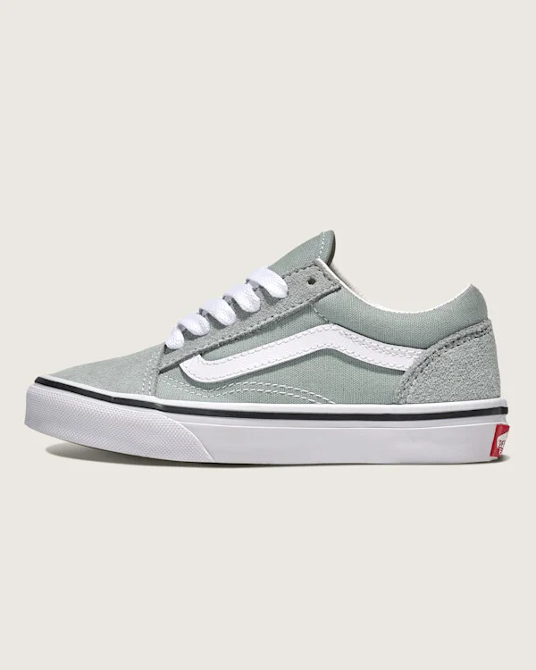Vans Little Kids Old Skool Shoes (Pure Grey) - 1.0