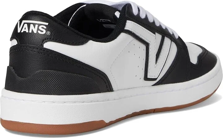 Vans Lowland 2.0 Shoes 2-Tone Black/White : Men's 3.5 - Women's 5 Medium, Leather - Image 4