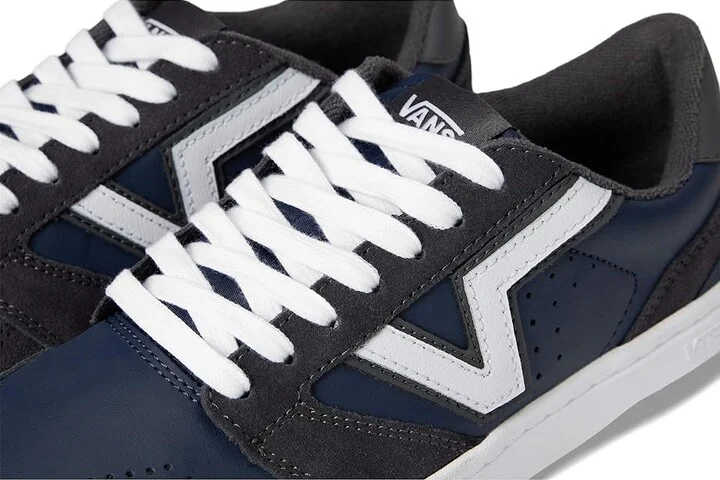 Vans Lowland 2.0 Shoes 2-Tone Dark Blue : Men's 6 - Women's 7.5 Medium, Leather - Image 7