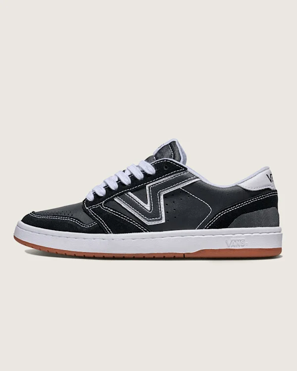 Vans Lowland 2.0 Shoes (Black / White) - 4.0 Boys 5.5 Women