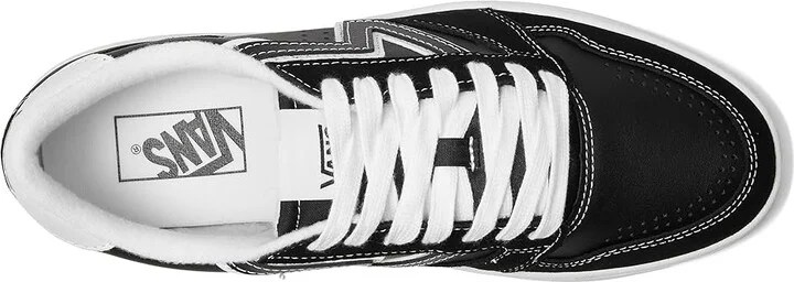 Vans Lowland 2.0 Shoes Black/White : Men's 4 - Women's 5.5 Medium, Leather - Image 2