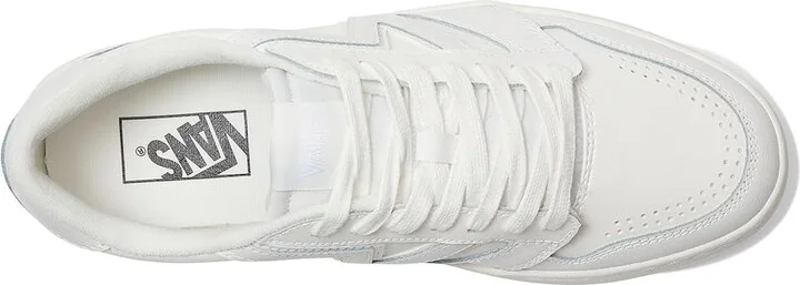 Vans Lowland 2.0 Shoes Blanc De Blanc : Men's 4.5 - Women's 6 Medium, Leather - Image 2