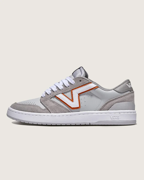 Vans Lowland 2.0 Shoes (Grey / Orange) - 3.5 Boys 5.0 Women