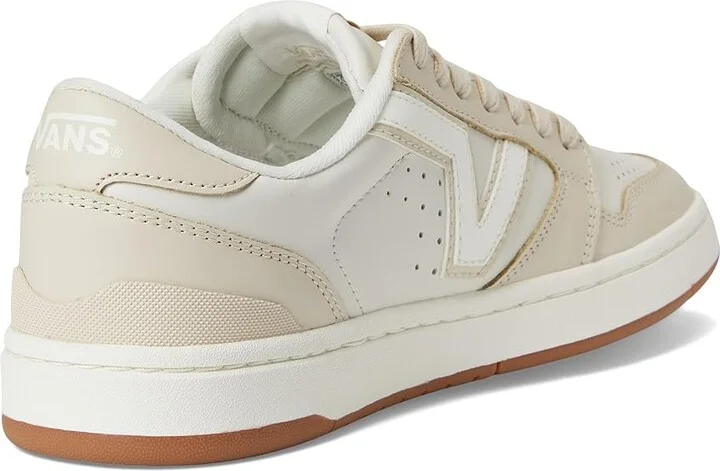 Vans Lowland 2.0 Shoes Marshmallow/True White : Men's 3.5 - Women's 5 Medium, Leather - Image 4
