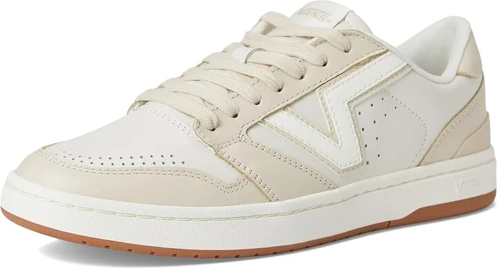 Vans Lowland 2.0 Shoes Marshmallow/True White : Men's 3.5 - Women's 5 Medium, Leather - Image 5