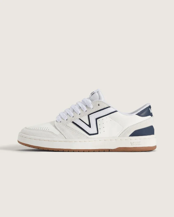 Vans Lowland 2.0 Shoes (White / Vintage Blue) - 3.5 Boys 5.0 Women