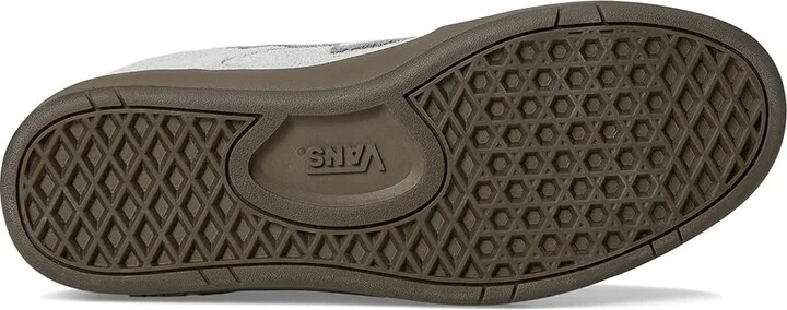 Vans Lowland ComfyCush Shoes Hairy Suede Lunar Rock : Men's 7 - Women's 8.5 Medium, Leather - Image 3