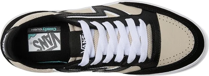 Vans Lowland ComfyCush Shoes New Varsity Black/Peyote : Men's 3.5 - Women's 5 Medium, Leather - Image 2