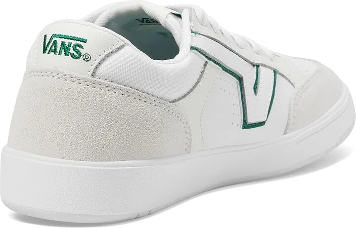 Vans Lowland ComfyCush Shoes Sport White/Green : Men's 5 - Women's 6.5 Medium, Leather - Image 4