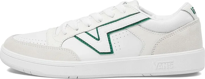 Vans Lowland ComfyCush Shoes Sport White/Green : Men's 5 - Women's 6.5 Medium, Leather - Image 6