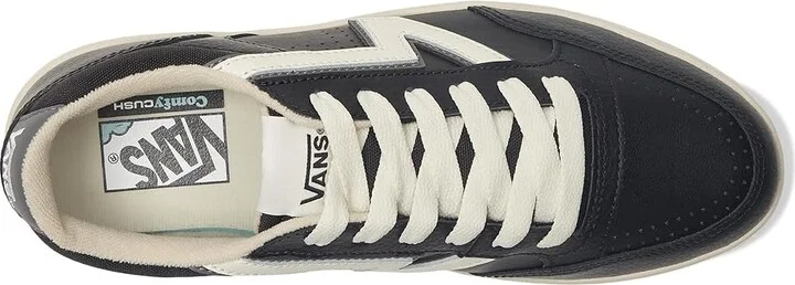 Vans Lowland ComfyCush Shoes Vintage Sport Black : Men's 5 - Women's 6.5 Medium, Leather - Image 2