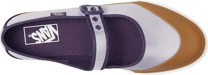 Vans Mary Jane Flat Shoes Nylon Purple/Black : Men's 13 - Women's 14.5 Medium, Canvas - Image 2