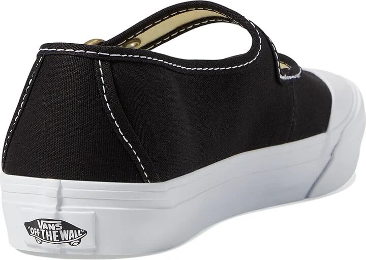 Vans Mary Jane Lace-up Boots Black/True White : Men's 3.5 - Women's 5 Medium, Canvas - Image 4