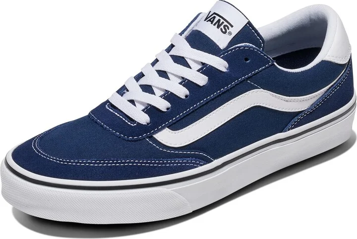 Suede/Canvas Dress Blues