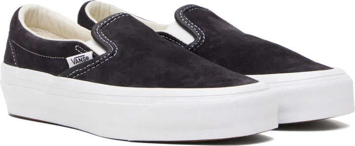 Vans Navy LX Classic Slip-On 98 Sneakers - Image 4
