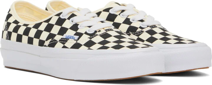 Vans Off-White & Black Authentic Reissue 44 Sneakers - Image 4