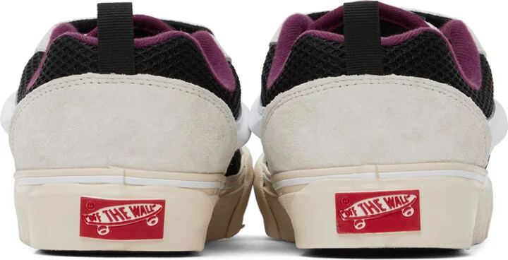 Vans Off-White & Black Knu Skool Vlt LX Sneakers - Image 2