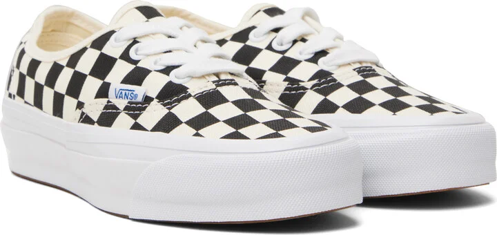 Vans Off-White & Black LX Authentic Reissue 44 Sneakers - Image 4