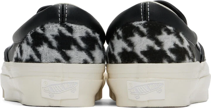 Vans Off-White & Black Premium Slip-On 98 Sneakers - Image 2