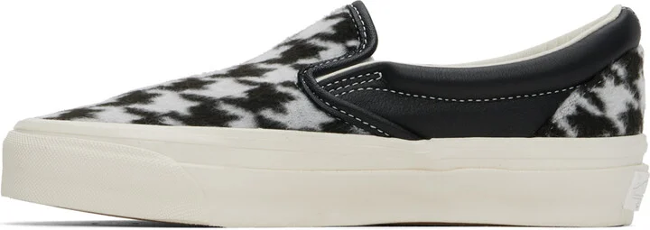 Vans Off-White & Black Premium Slip-On 98 Sneakers - Image 3
