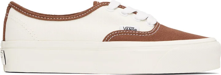 Vans Off-White & Brown Authentic Reissue 44 Sneakers