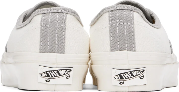 Vans Off-White & Gray Authentic Reissue 44 Sneakers - Image 2