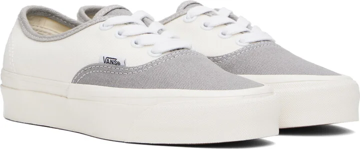 Vans Off-White & Gray Authentic Reissue 44 Sneakers - Image 4
